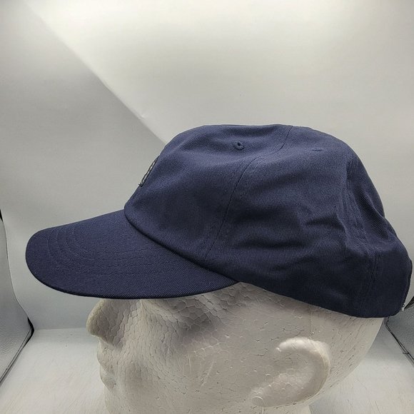 Poler Camp Vibes Big Bill Flopster Strapback Hat Blue Casual Hiking Outdoors - Picture 2 of 11